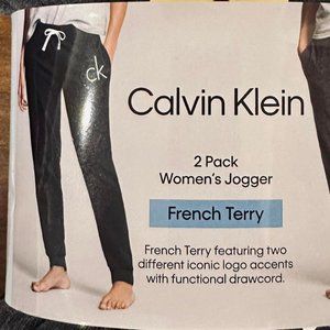 Calvin Klein 2 pack Women's Jogger French Terry
